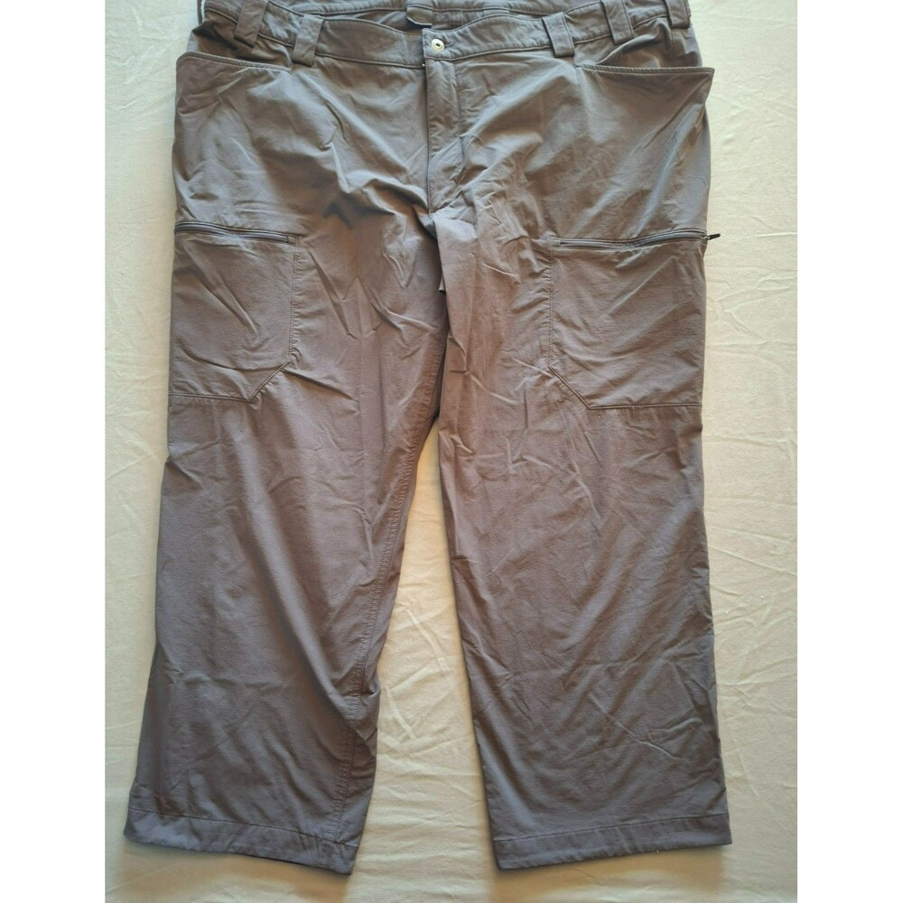 Duluth Trading Flexpedition Pants Men's 48x30* Gray Cargo Relaxed Fit, EUC